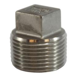 Cored Square Head Plug 4 150 316 SQ HD PLUG