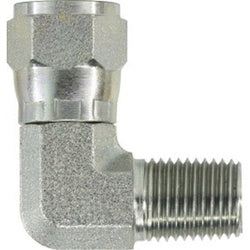 90 deg Swivel Nut Elbow SW-NUT/M-PIP ELT1 3/4-16T2 3/8