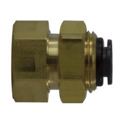 Bulkhead Connector 1/4X1/8 PIXF DOT BULKHD UNION COMPOSITE