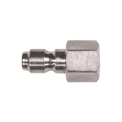 Quick Disconnect Straight Through Plug 3/8 FEMALE SS ST PLUG