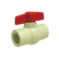Ball Valve 2 1/2 WHITE PVC IPS BALL VALVE