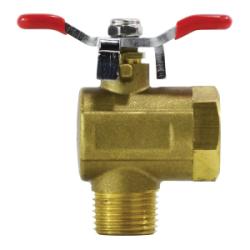 90 deg Right Angle Ball Valve 1/2 RIGHT ANGLE T-HDLE BRASS BALL VALVE