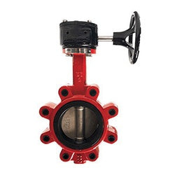 Butterfly Valve 6 DI BFV LUG/GEAR DUCT DISC/BUNA-N-SEAT