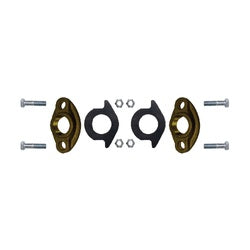 Oval Water Meter Flange Kit 2 LF BRASS METER FLANGE KIT