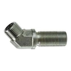 45 deg Bulkhead Union Elbow 11/16-16 MORFS BULKHEAD 45 UNION