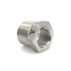 STAINLESS ADAPTERS Hex Reducer Bushing 316 3/4 MNPT X 3/8 FNPT HEX BUSHING