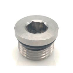 STAINLESS ADAPTERS Countersunk Hex Head Plug 316 -16 MORB HOLLOW HEX PLUG
