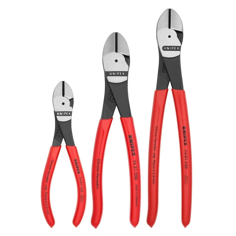 3 Pc High Leverage Diagonal Cutter Set