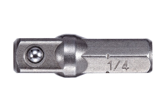 1/4 x 1/4 Hex Insert Adpater x 1 inch Ball Lock