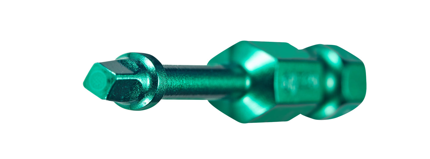 Square #1 Power Bit x 3 inch Green
