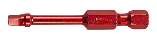Square #2 Power Bit x 2 inch Red