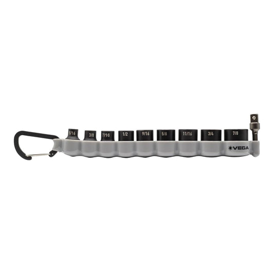 3/8 Sq Dr SAE Impact Socket Set - 10pc