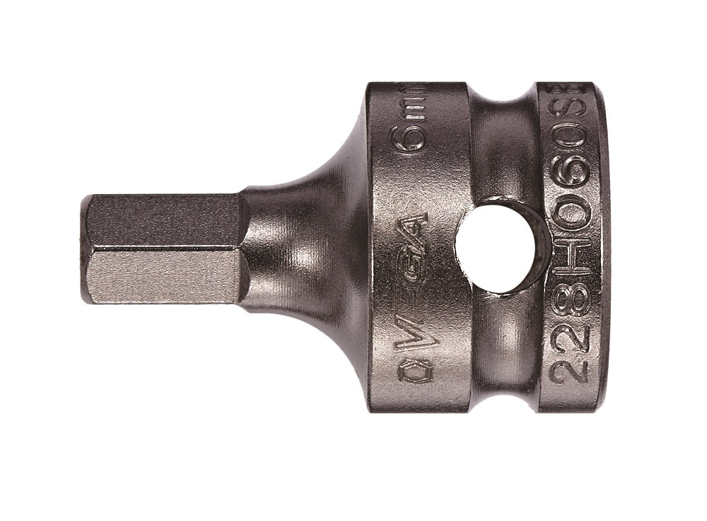 Hex 5/16 Socket Bit x 1 inch - 3/8 Square Drive