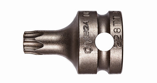 TORX Tamper 27 Socket Bit x 1 inch - 3/8 Square Drive