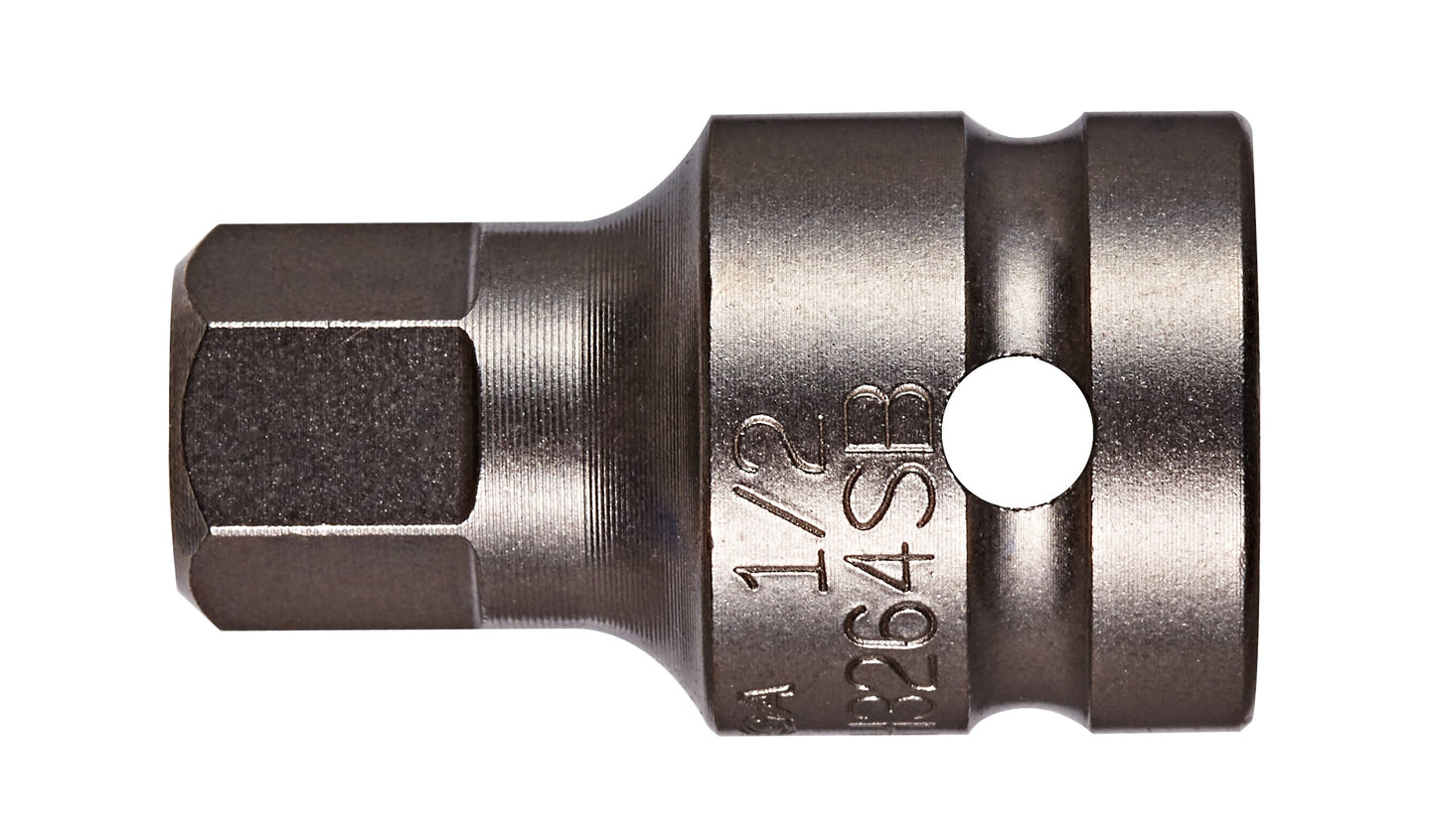 Hex 5/16 Socket Bit x 1-1/2 inch - 1/2 Square Drive