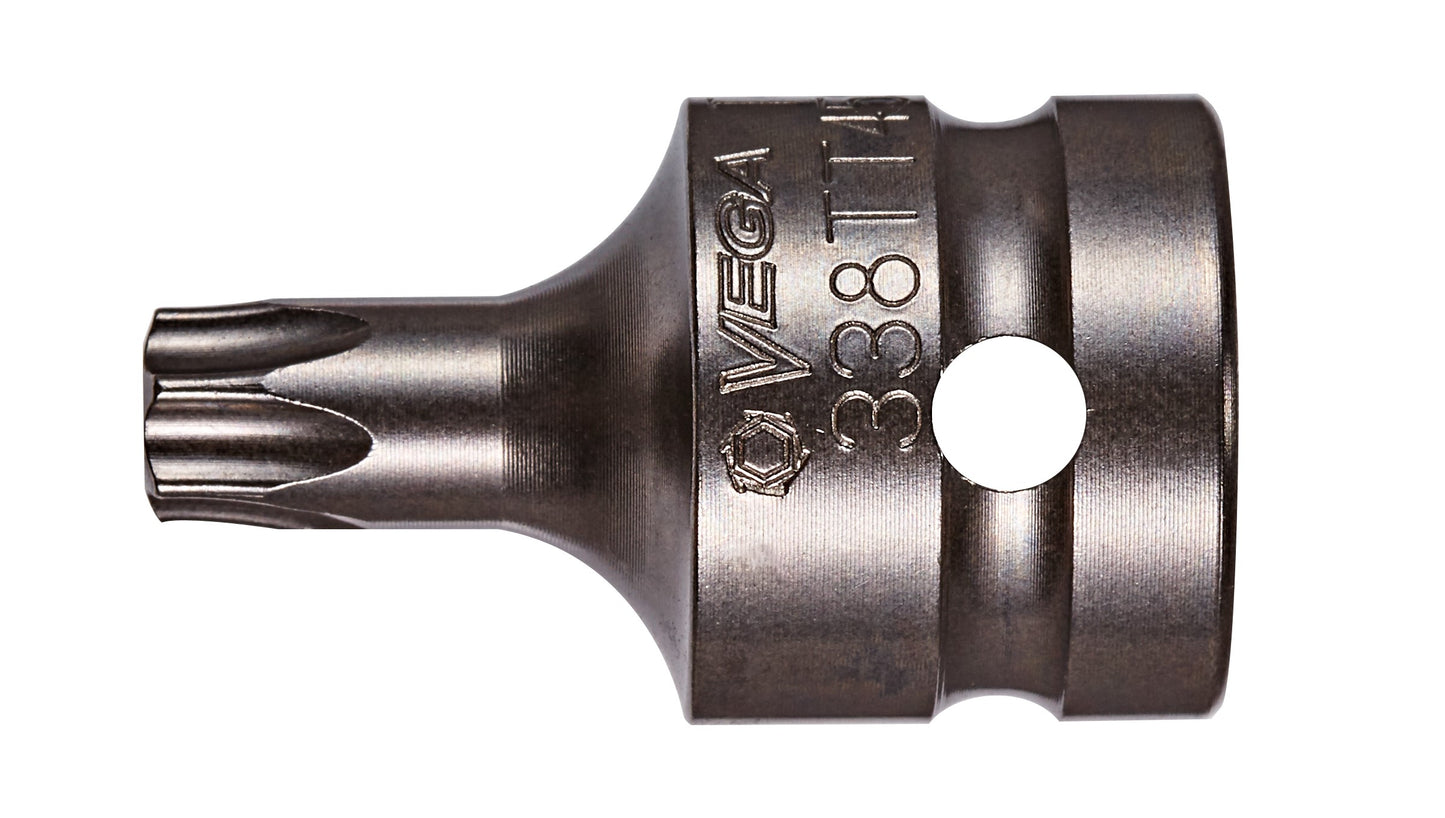 TORX Tamper 55 Socket Bit x 1-1/2 inch - 1/2 Square Drive