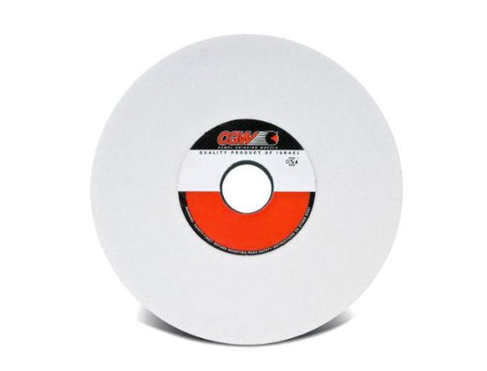 7" X 1" X 1-1/4" T5 WA-60J 60-Grit White Aluminum Oxide Surface Grinding Wheel