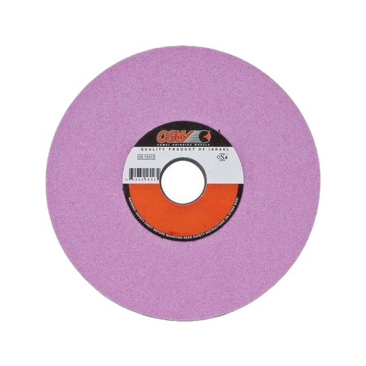 20" X 6" X 10" T7 PA-36/46IJ 36/46-Grit Pink Aluminum Oxide Surface Grinding Wheel