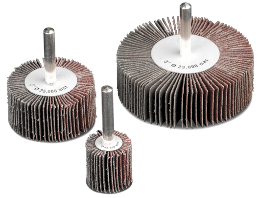 1" X 1" X 1/4" Shank 40-Grit Straight Aluminum Oxide Flap Wheel