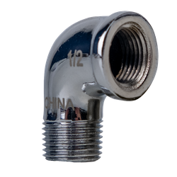 90 deg Street Elbow 1/4 CHROME LF STREET ELBOW