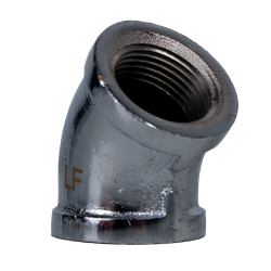 45 deg Elbow 3/8 CHROME LF PL 45 ELBOW
