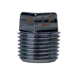 Cored Plug 3/8 CHROME LF RB CORED PLUG