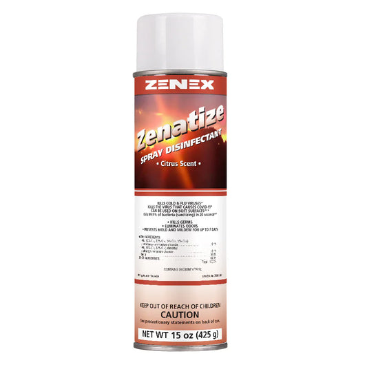 Zenatize Citrus Disinfectant 1 case (12 cans)