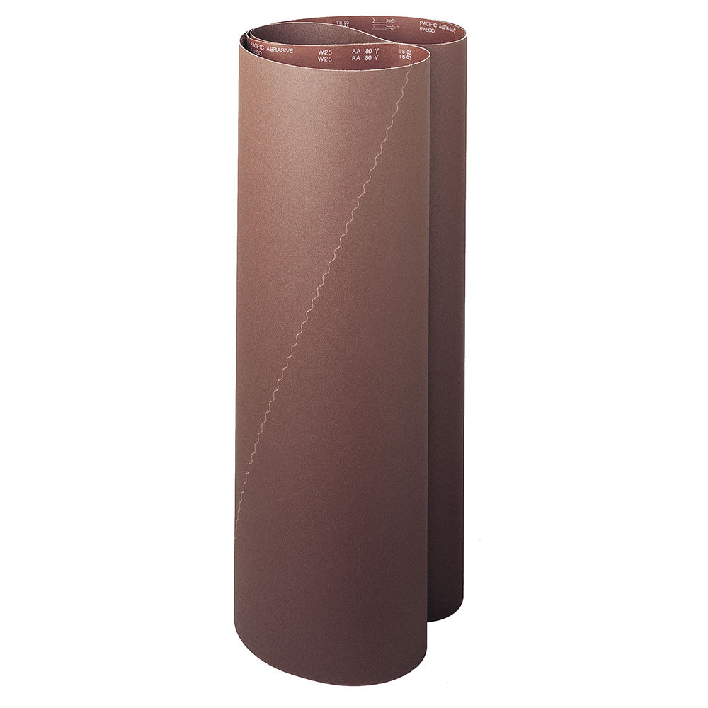 37" W x 80" L 80-Grit Aluminum Oxide X-Weight Abrasive Belt