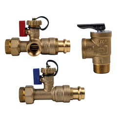 Tankless Water Heater Valve Kit 3/4 LF TWH VALVE KIT - FNPT x Press