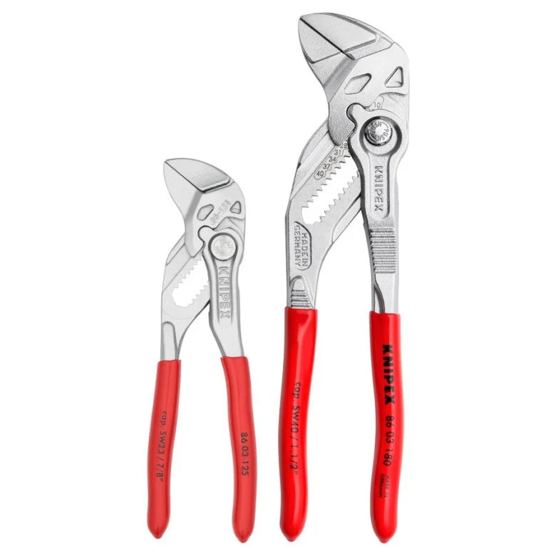 2 Pc Mini Pliers Wrench Set (5", 7 1/4")