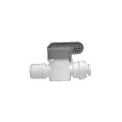 Shut-Off Valve 1/4OD P-IN X M PLSTC SHUTOFF VLV
