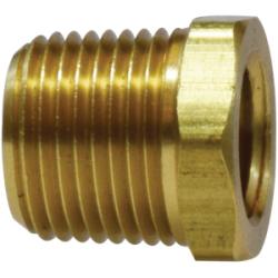 Heavy Hex Bushing 3/4 X 1/4 HEX BUSHING HVY Brass