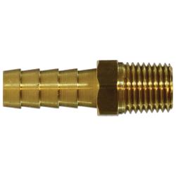 AMC® Rigid Adapter 129NP 1/8 X 1/4 HOSE BARB Brass