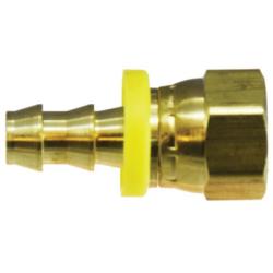AMC® Swivel Adapter 129PO8 1/2 X 1/2 BARB Brass