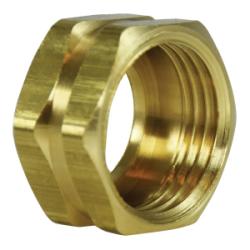 Cut Hex Nut 3/4 HEX GARDEN HOSE NUT
