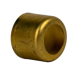 Brass Hose Ferrule Brass Ferrule - ID 0.475, L 0.718