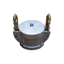 BUCHANAN RUBBER Cam and Groove Self-Locking Dust Cap 3  DUST CAP ALUMINUM SELF LOCKING