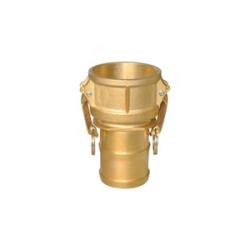 BUCHANAN RUBBER Cam and Groove Coupler 2-1-2  PART C BRASS