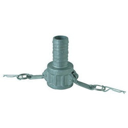 BUCHANAN RUBBER Cam and Groove Coupler 3" PART C ALUM WITH SS HANDLES