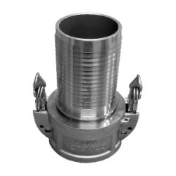 BUCHANAN RUBBER Cam and Groove Self-Locking Crimplok Coupler 4 PART C S.S. 316 CRIMPLOK SELF LOCKING