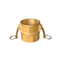 BUCHANAN RUBBER Cam and Groove Coupler 6  PART D BRASS
