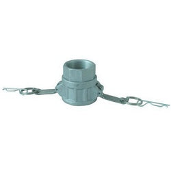 BUCHANAN RUBBER Cam and Groove Coupler 4 PART D ALUM WITH SS HANDLES