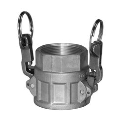 BUCHANAN RUBBER Type D Cam and Groove Quick Locking Coupler 3 PART D ALUM QUICK LOCKING