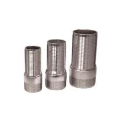 BUCHANAN RUBBER Crimplok Combination Long Nipple 4  CRIMPLOK COMB NIPPLE THREADED LONG
