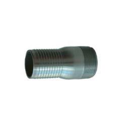 BUCHANAN RUBBER Heavy-Duty Crimplok Combination Nipple 4  CRIMPLOK H.D. COMB NIPPLE PLATED