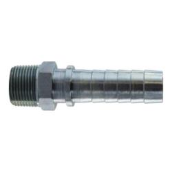 BUCHANAN RUBBER Hose Hex Nipple 3-4  BARB X 1-2 NPT STEEL HEX NIPPLE
