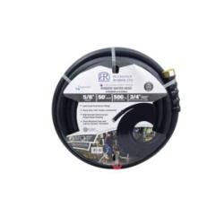 BUCHANAN RUBBER Water Hose 3/4" x 50' x150psi Black Water hose w/ f