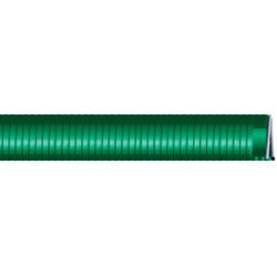 BUCHANAN RUBBER Water Suction and Discharge Hose 4  SATURN SOLID GREEN PVC SUCT 100' ROLL