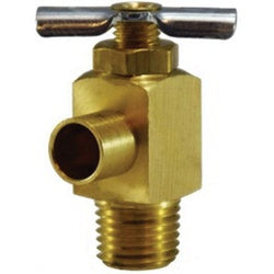 CHAMPION BRASS Needle Drain Cock 3/8 X 1/4 NEEDLE DRAIN COCK w/ HOSE BIBB