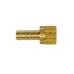 CHAMPION BRASS Adapter 1/4 X 1/4 HOSE BARB to 45/37 FEM SWVL Brass